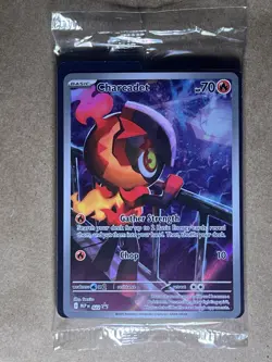 Sealed 2025 Pokemon Charcadet 022 Phantasmal Flames ETB Black Star Promo Card - Image 1