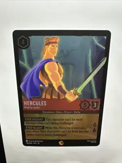 Hercules - Mighty Leader 118/204 Whispers in the Well Cold Foil Lorcana Card NM - Image 2