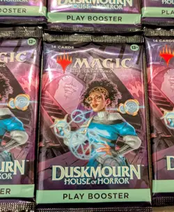 Magic The Gathering MTG Duskmourn House of Horror Play Booster Packs Lot Of 10 - Image 1