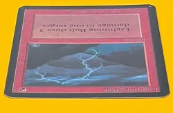 MTG LIGHTNING BOLT Alpha (OldManMTG 012-021) - Image 3