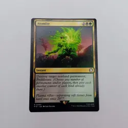 Atomize MTG Rare Magic: The Gathering Fallout Commander Instant Black Green - Image 1