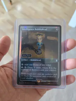 2024 MAGIC THE GATHERING INTELLIGENCE BOBBLEHEAD 052/500 #1061 SERIALIZED - Image 3