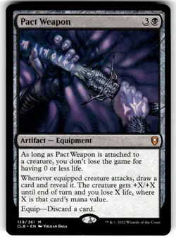 Pact Weapon Commander Legends: Battle for Baldur's Gate Regular MTG NM - Image 1