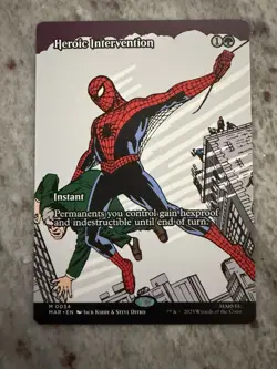 Spider-Man Magic The Gathering Eternal-Legal Borderless Heroic Intervention! - Image 1
