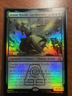 MTG Avatar Kyoshi, Earthbender TLE 130 Standard Foil Mythic NM - Image 1
