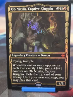 Ob Nixilis, Captive Kingpin (Showcase) March of the Machine: The Aftermath Foil - Image 1