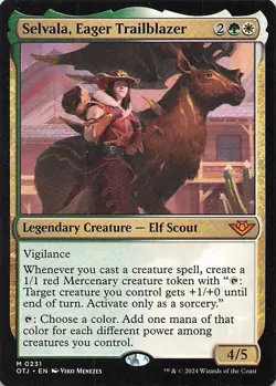 Selvala, Eager Trailblazer Outlaws of Thunder Junction Regular - Image 1