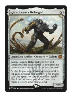 MTG - Karn, Legacy Reforged - Normal - MOM: The Aftermath- NM - Image 1