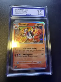 Skeledirge Reverse Holo Rare #038 - CGC GEM MINT 10 - Scarlet & Violet - Pokemon - Image 2
