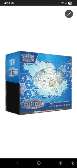 PREORDER Stellar Crown Pokemon Center Exclusive ETB Factory Sealed - Image 1
