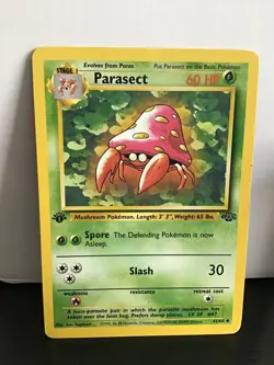 1st Edition Parasect 41/64 Pokemon Jungle Uncommon - Image 1