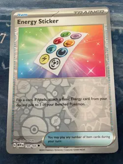 Energy Sticker 159/165 Reverse holo Pokemon SV: Scarlet and Violet 151 NM - Image 1