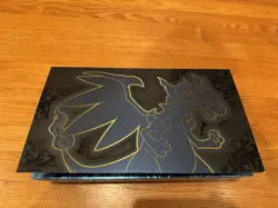 Opened Pokemon Mega Charizard X UPC Box (sleeves, mat, deckbox, coin) No Packs - Image 3