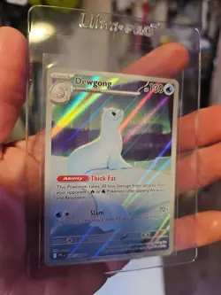 Dewgong 097/094 Illustration Rare Pokemon TCG Phantasmal Flames Pack Fresh NM+/M - Image 1