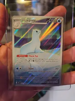 Dewgong 097/094 Illustration Rare Pokemon TCG Phantasmal Flames Pack Fresh NM+/M - Image 2