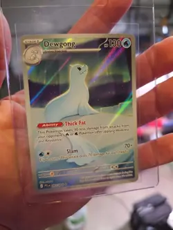 Dewgong 097/094 Illustration Rare Pokemon TCG Phantasmal Flames Pack Fresh NM+/M - Image 3