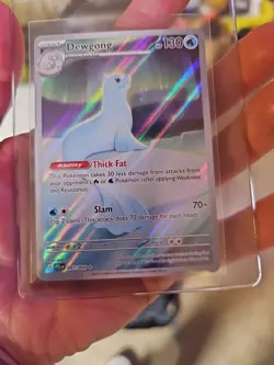 Dewgong 097/094 Illustration Rare Pokemon TCG Phantasmal Flames Pack Fresh NM+/M - Image 5