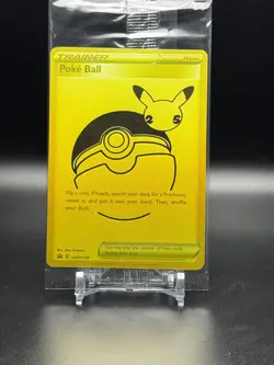 2021 POKEMON CELBRATIONS UPC PROMO #SWSH146 POKE BALL (GOLD) NM - SEALED - Image 1