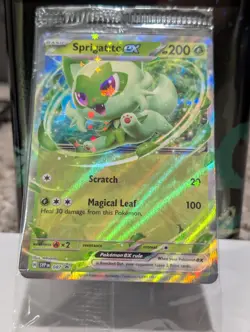 POKEMON Sprigatito Ex SVP 087 Pawmot Ex 073/197 Maushold Ex 155/182 Promo SEALED - Image 4
