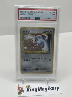 2000 POKEMON Lugia #249 Neo Genesis Holo Japanese PSA NM 7 - Image 2