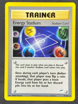 Pokemon Energy Stadium 99/105 N4 Neo Destiny Unlimited LP/NM - Image 1