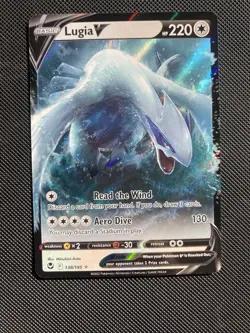 Lugia V 138/195 Swsh12: Sword & Shield - Silver Tempest Holo Pokemon NM - Image 1