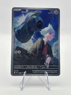 Pokemon TCG 2025 Scarlet & Violet Black Star Promo STEVEN’S BELDUM 207 NM - Image 1
