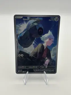 Pokemon TCG 2025 Scarlet & Violet Black Star Promo STEVEN’S BELDUM 207 NM - Image 2