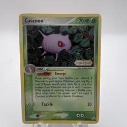 Pokemon Card Ex Legend Maker Cascoon 30/92 2006 Stamped Reverse Holo - Image 1