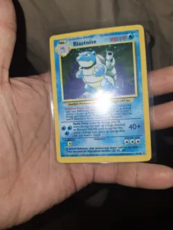 POKEMON BASE SET 2/102 BLASTOISE HOLO RARE 1999 WOTC CARD NM/LP - Image 1
