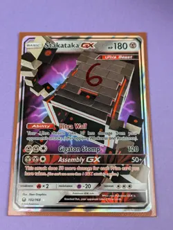 Stakataka GX - 102/168 - Rare Holo GX Celestial Storm - Pokemon Card - NM - Image 3