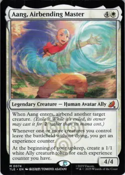 MTG Aang, Airbending Master (74) | NM | Avatar: The Last Airbender {TLE} - Image 1
