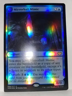 MTG Mirrorhall Mimic Ghastly Mimicry Innistrad: Crimson Vow 068/277 Foil NM - Image 2