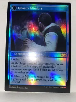 MTG Mirrorhall Mimic Ghastly Mimicry Innistrad: Crimson Vow 068/277 Foil NM - Image 3