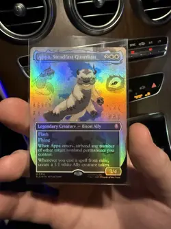 1x (316) Appa, Steadfast Guardian - FOIL - BORDERLESS FIELD NOTES MTG Avatar - Image 1