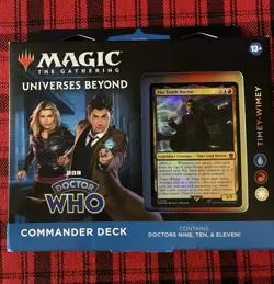 MTG Magic Doctor Who Timey-Wimey Commander Deck Universes Beyond New Sealed - Image 1