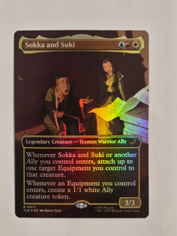 Sokka and Suki R0071 Foil (Borderless) Avatar: The Last Airbender MTG NM - Image 1