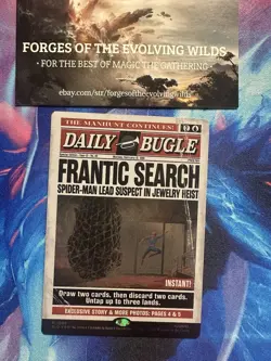 Frantic Search Foil Marvel's Spider-Man: Daily Bugle Breaking News Secret Lair - Image 1