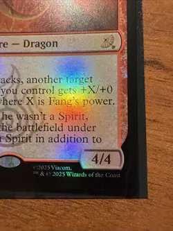 MTG Avatar Fang, Roku's Companion TLE 115 Standard Foil Rare NM - Image 3