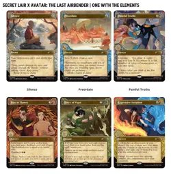 PRESALE MTG Secret Lair NON-FOIL Avatar: The Last Airbender One with the Element - Image 1
