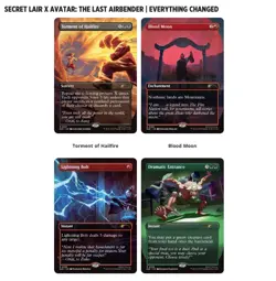 PRESALE MTG Secret Lair NON-FOIL Avatar: The Last Airbender Everything Changed - Image 1