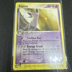 Espeon 16/100 Rare EX Sandstorm Pokemon Card (NM) - Image 1