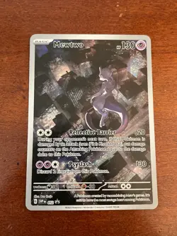 Batman Mewtwo 052 Promo Pokemon Scarlet & Violet Cards Illustration Rare Holo - Image 1
