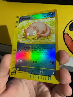 Slowpoke 108/147 Reverse Holo Aquapolis Pokemon Card - Image 3