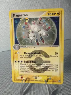 Pokemon Magneton 27/112 FireRed & LeafGreen Reverse Holo LP - Image 1