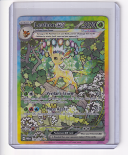 Leafeon ex 144/131 Pokemon Prismatic Evolutions Special Illustration SIR EN! - Image 1