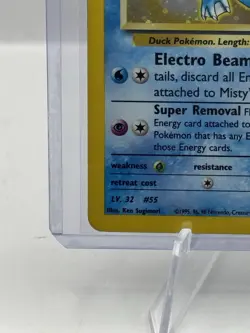 Pokemon Holo Gym Challenge 12/132 Misty's Golduck - some edge wear front/back - Image 3