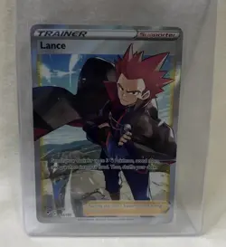 Pokemon TCG Lance Full Art Sword & Shield Silver Tempest 192/195 Holo Ultra NM - Image 1