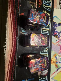 Pokemon TCG: Mega Evolutions Tins - Lot of 15 Sealed New - Image 1