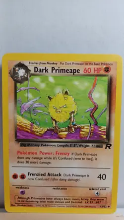 Dark Primeape [LP] - Pokemon TCG Team Rocket 43/82 [Uncommon] - Image 1